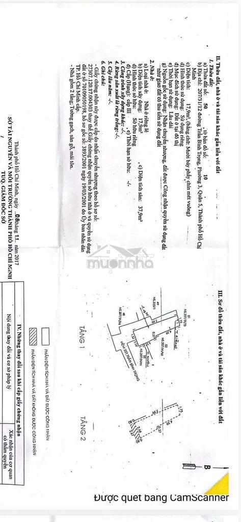 Bán nhà 207/31/12 trần bình trọng 1 lầu  - 2