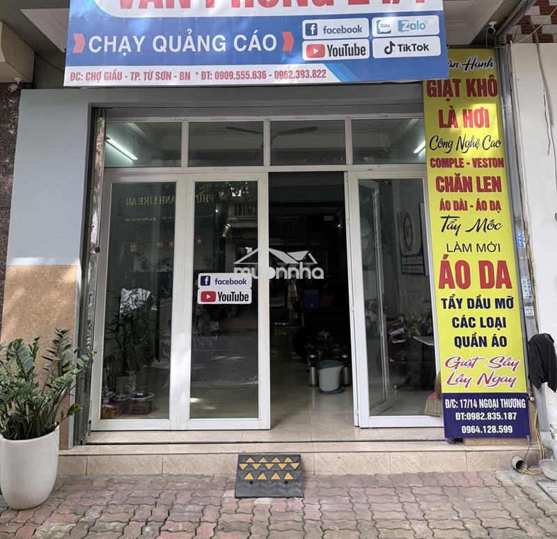 Cho thuê mặt bằng kinh doanh – ngoại thương, tp. từ sơn, bắc ninh