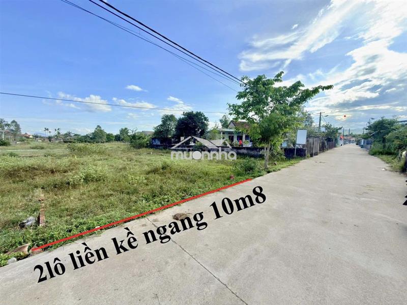 2 lô liền kề, trục chính ra thẳng ql14b - gần cầu quảng đà - 1tỷ1x/lô
