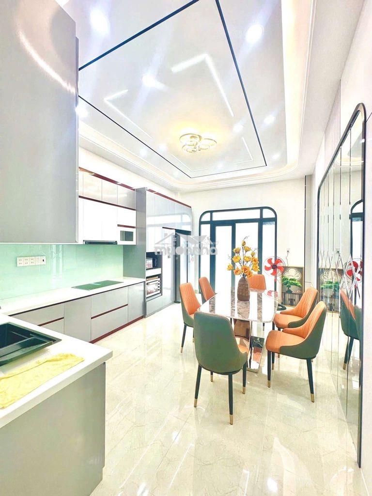 Nhà xây mới 4 tầng. xe tải đổ cửa, gần chợ bà chiểu - dọn vào ở ngay. - 3