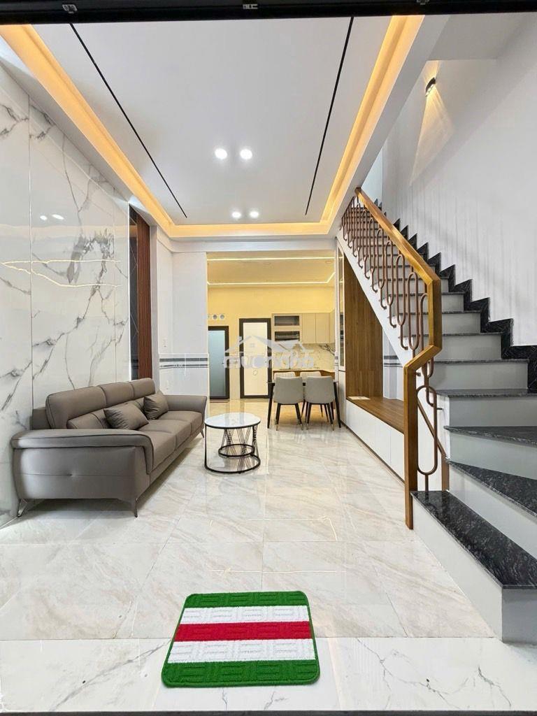 Tô hiệu - hoà bình - hẽm 8m- 2 tầng - full nội thất - 45m2