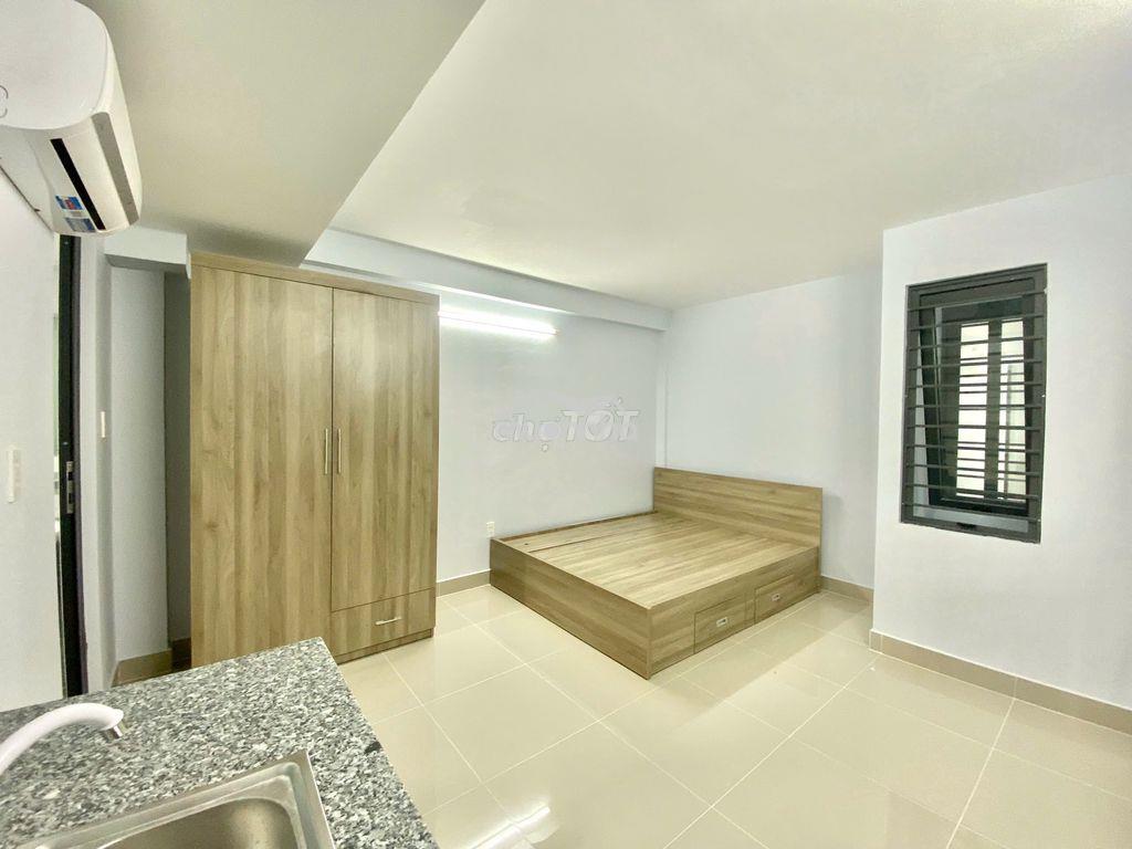 Studio - full nội thất -cách cvpm quang trung 5p - giữ phòng 1 tháng - 2