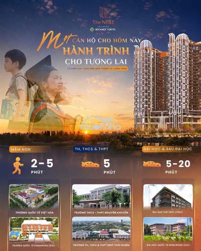 470tr sở hữu căn hộ the nest becamex tokyu thanh toán 0 đồng trong 18