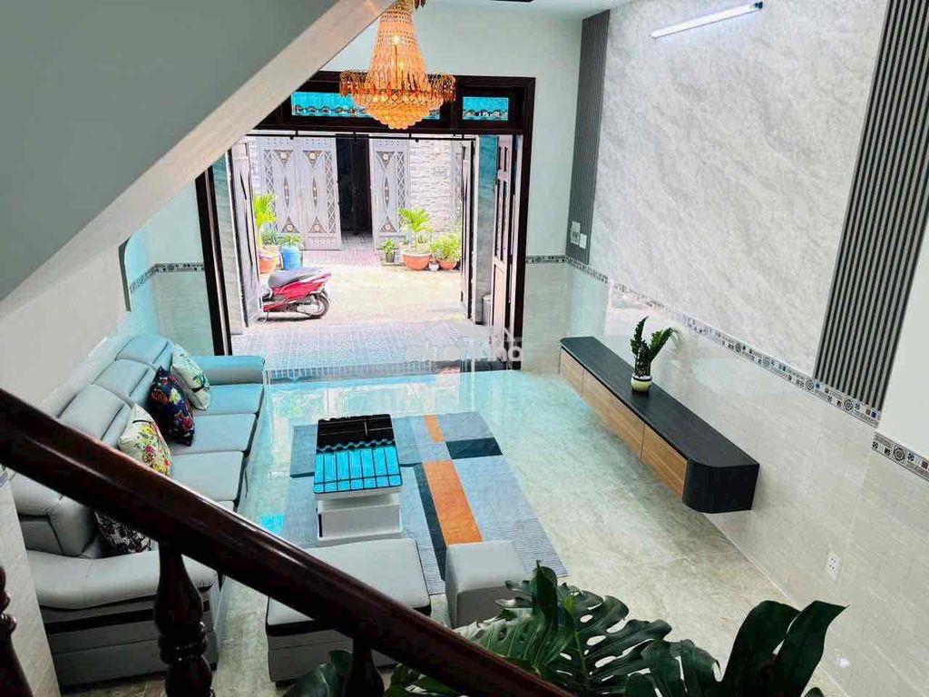 Nhà bán trệt 2 lầu sân thượng, tại q12 sát bên undp thạnh xuân cũ - 2