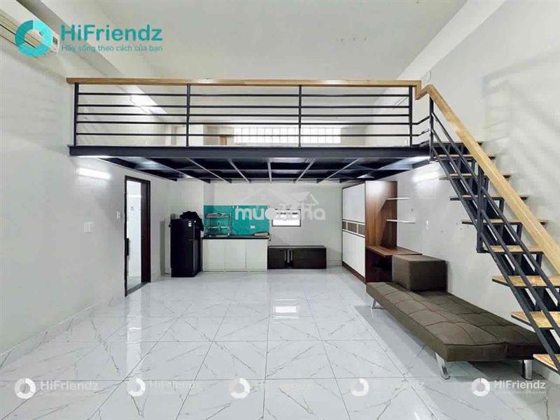Gác mới xây full nội thất diện tích từ 40m2 trở lên ở ngã tư mk & tđ