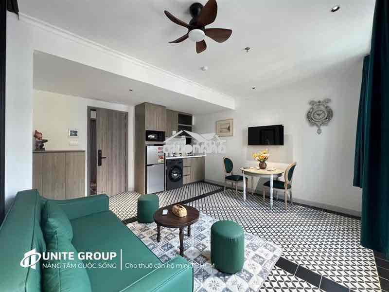 Căn hộ 1pn cao cấp - gần nhà thờ tân định - full nội thất xịn