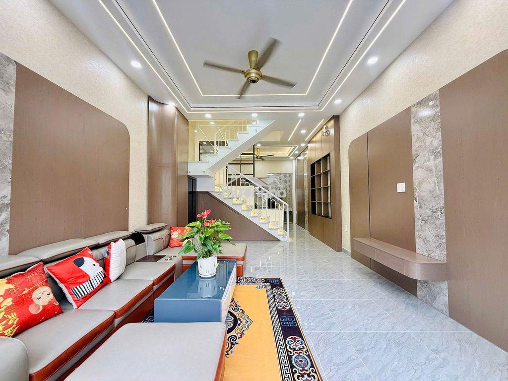 Nhà mới 3 lầu rộng rãi (4,3x24)m vị trí tại thạnh xuân 38, p.thới an - 2