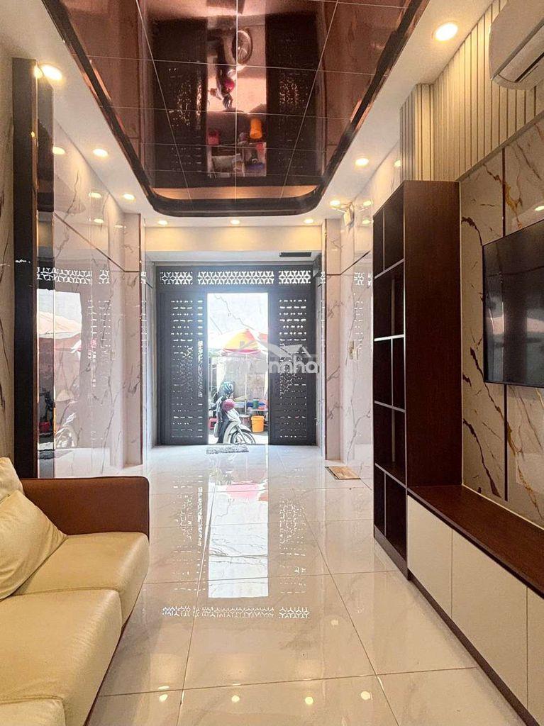 Bán nhà 4 tầng hẻm xe hơi đầy đủ nội thất mai xuân thưởng phường 6 q6 - 3