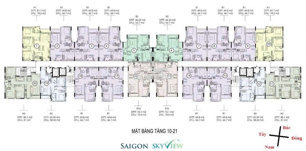 Căn hộ 63m2 (sài gòn skyview), 2pn, đối diện bến xe quận 8, p.6 - 3