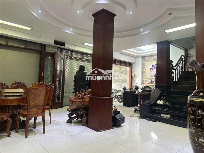 Biệt thự mini 10m x 15,5m. 1 hầm 3 lầu full gỗ kdc phú nhuận