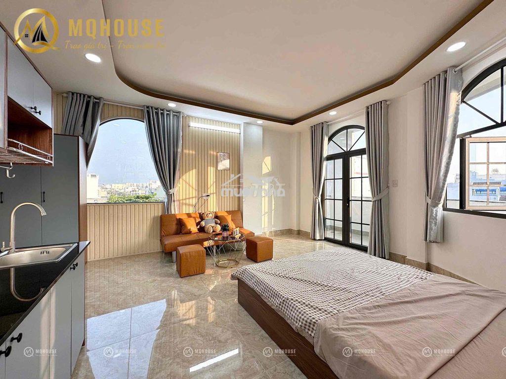 Studio ban công rộng 40m2 | view thoáng | ngay ngã tư xã - 3