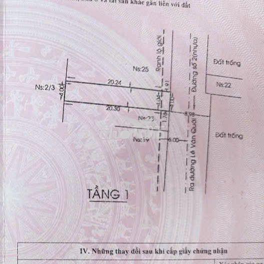 Bán nhà trọ 1/ lê văn quới (4m*22m có 4 phòng) hẻm nhựa 10m sát bốn xã
