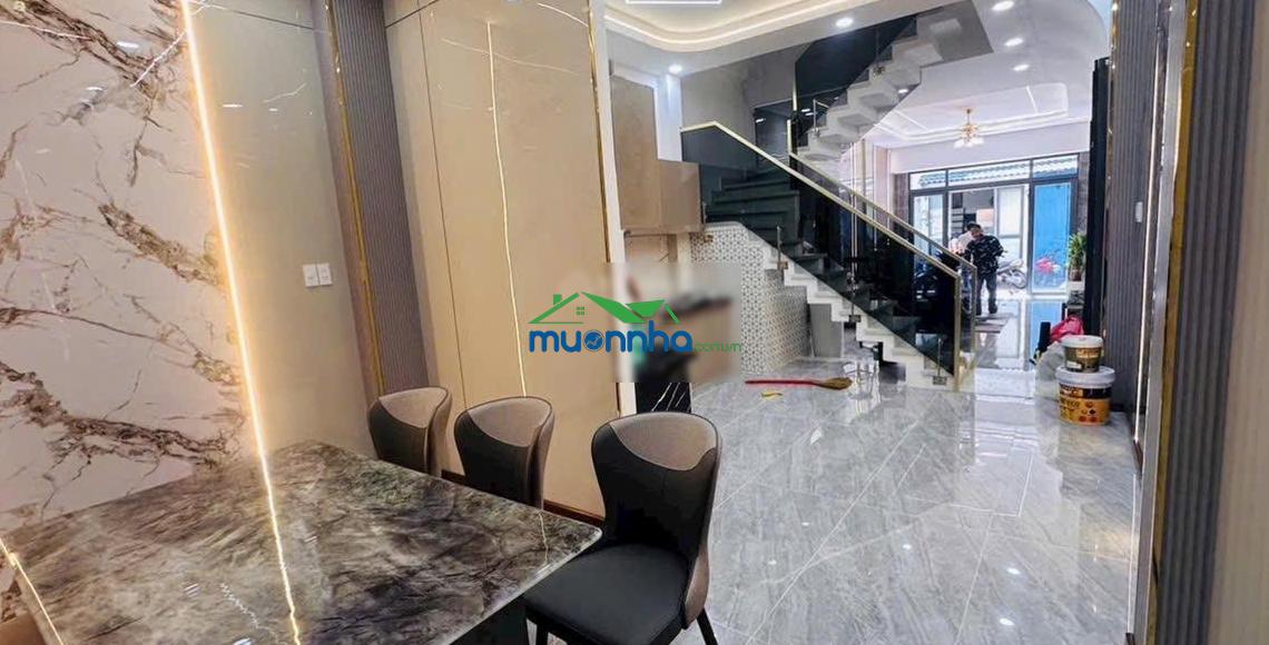 Nhà mới 4 tầng đẹp lung linh sát mt phạm văn chiêu gò vấp giảm mạnh chỉ 9,95 tỷ tl