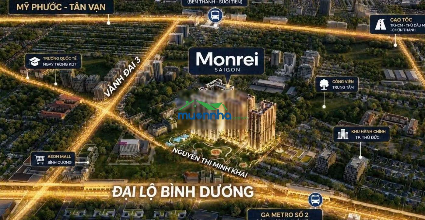 Monrei saigon, mitsubishi, căn 38m2 trực diện sông lười, tầng thấp, 15% ký hđmb ngưng đến nhận nhà - 2