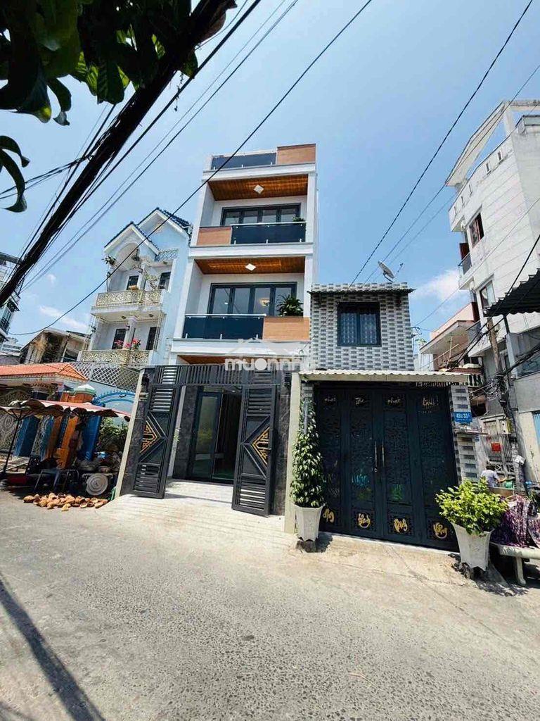 🛑Nhà hẻm ô tô 6m, dt đẹp (4.3 x 14m), xây mới 4 tầng