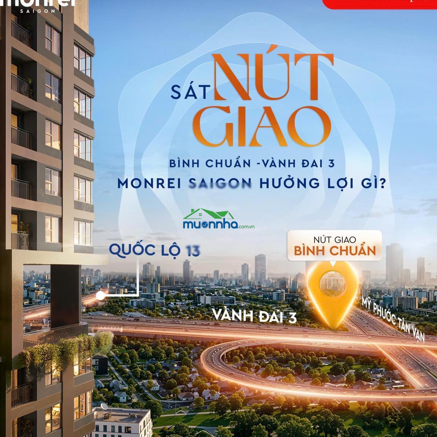 Monrei saigon vốn tự có 15% vào ngay hđmb. giá chỉ từ 2 tỷ 1 căn. chủ đầu tư uy tín mitsubishi. lh - 4