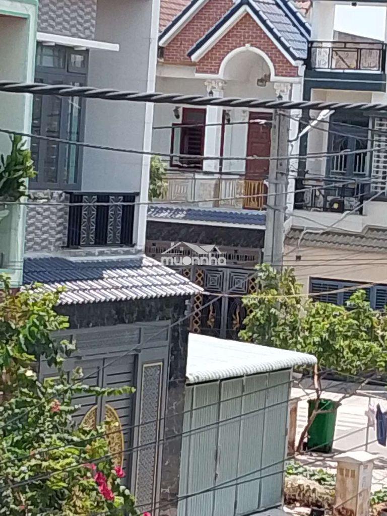 Cho thuê nhà lầu trệt thân xe hơi tại bình chuẩn thuận an bd gồm 3pn