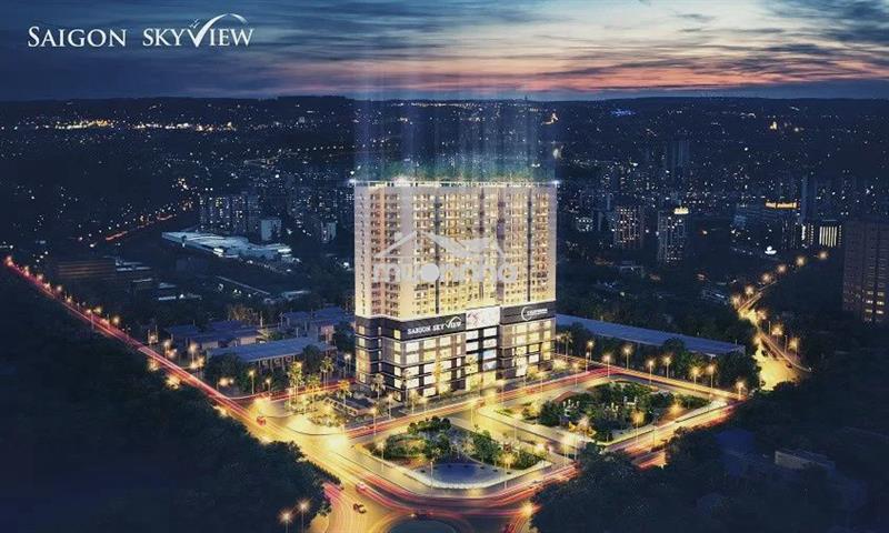 Căn hộ saigon skyview quận 8 - 4 mặt tiền - 2-3pn giá tốt từ 60tr/m²