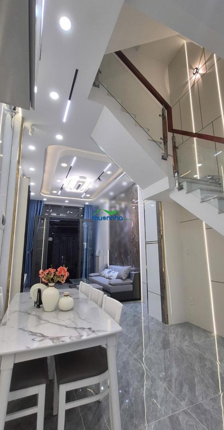 Bán nhà 4 lầu, 4pn, hưng phú, chánh hưng quận 8 chỉ 6,98 tỷ