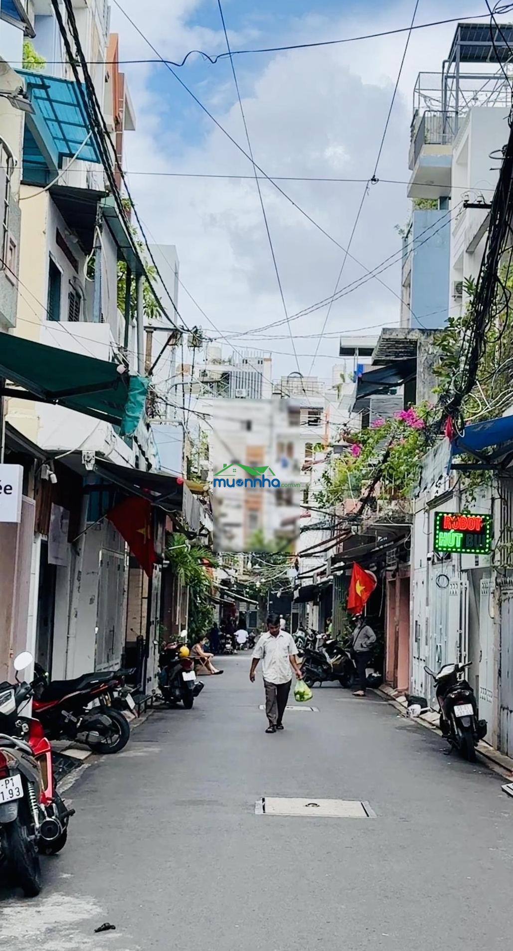 Bán nhà hẻm 281 lê văn sỹ, phường 1, tân bình (3*18) nh 5m - 80tr/m2 - 4