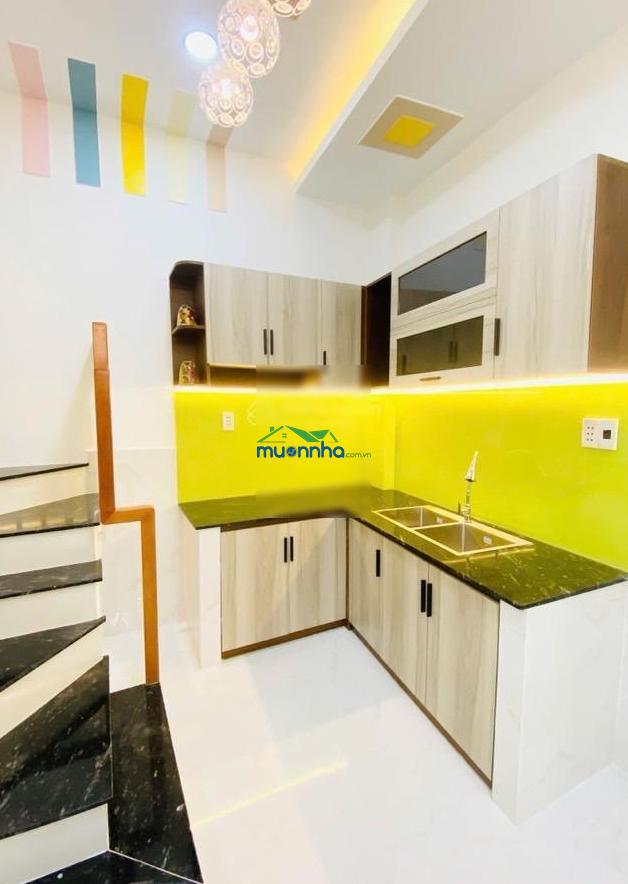 Nhà mới đẹp 37m2 2t2pn tặng full nội thất shr không qh - 3
