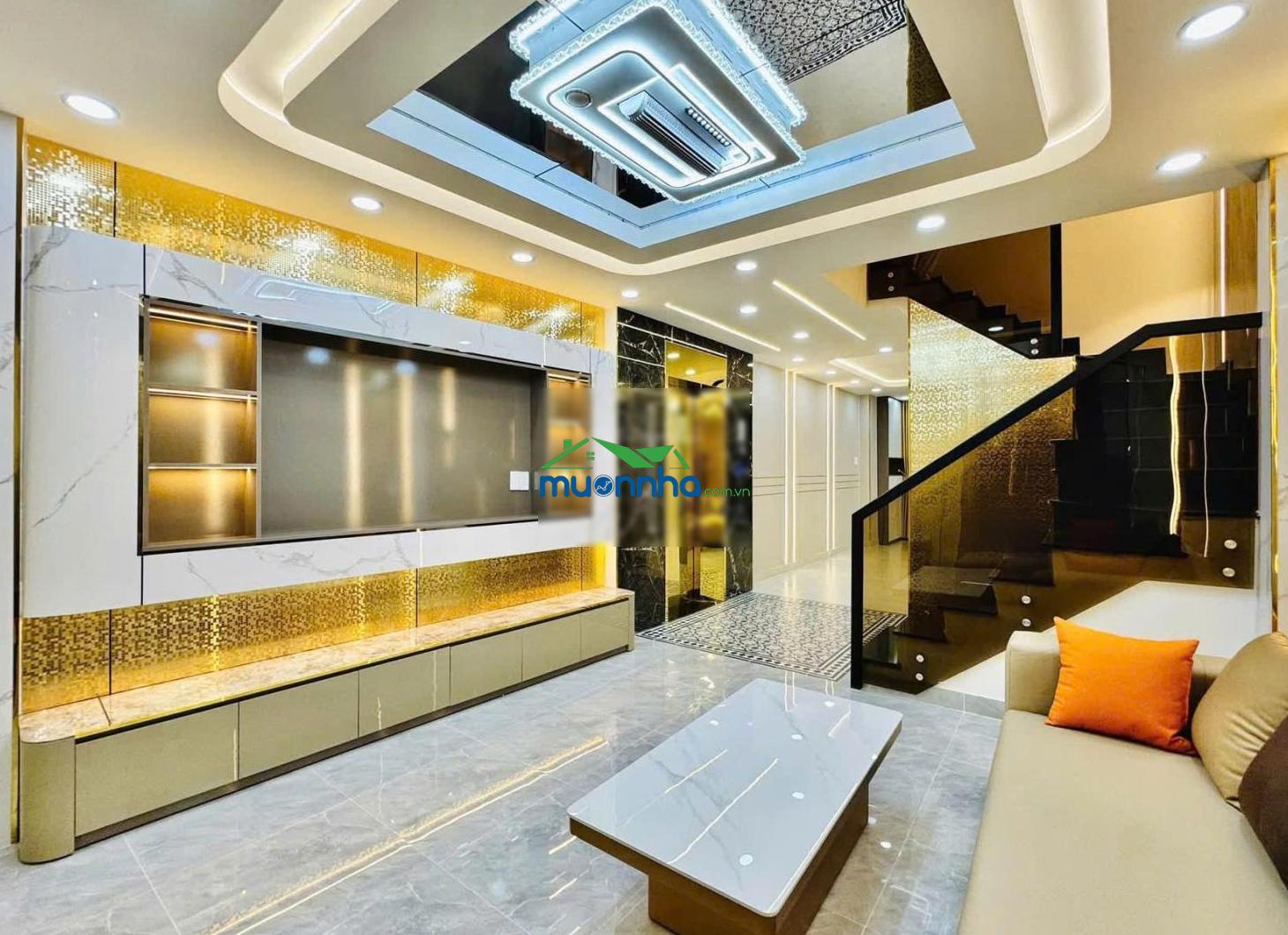 Chỉ 10.95 tỷ có ngay siêu phẩm thích quảng đức 5 tầng thang máy full nội thất