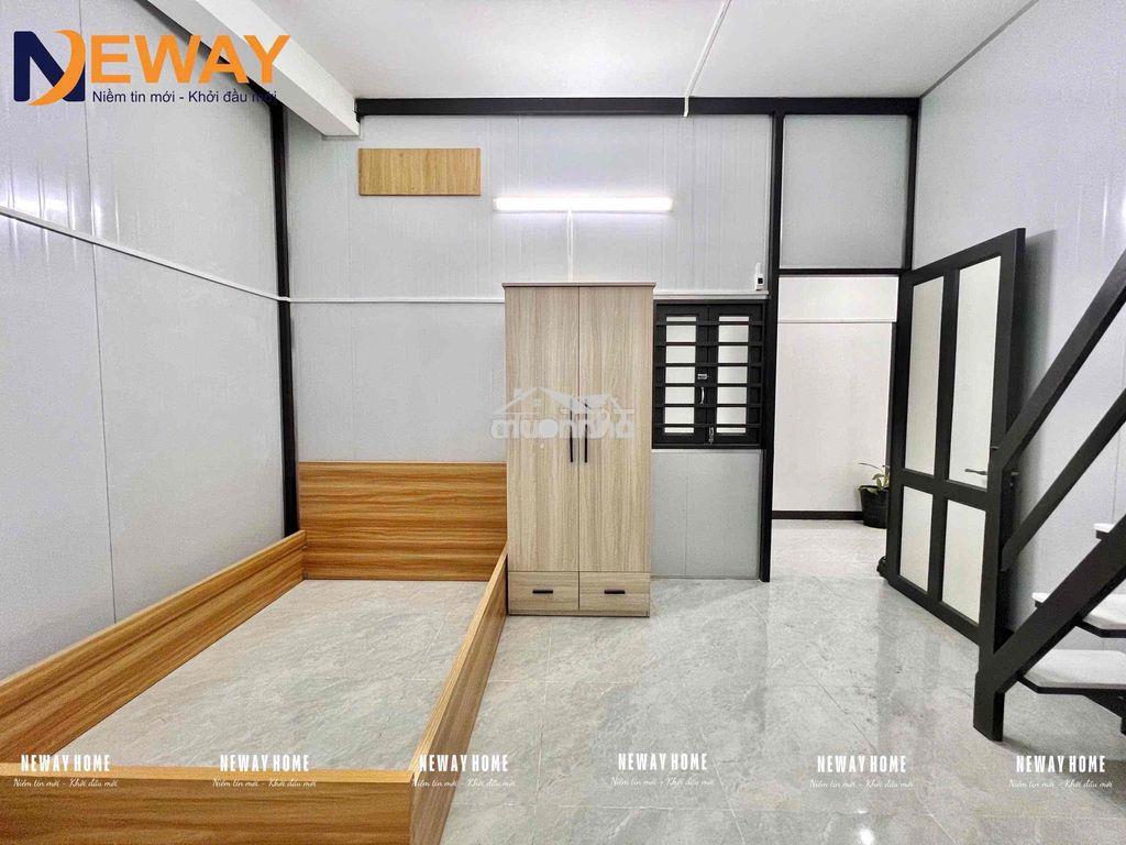 Phòng gác cao có giường siêu rộng sau lưng aeon tân phú - 4