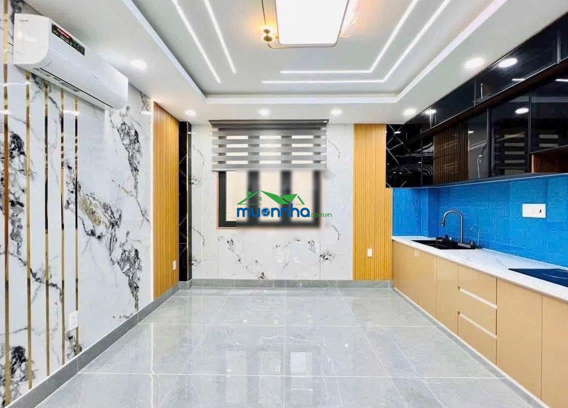 Bán nhà 4.11m x 13.08m xây mới 4.5 tầng full nội thất hẻm 8m thông kdc đồng bộ đường nguyễn ảnh thủ