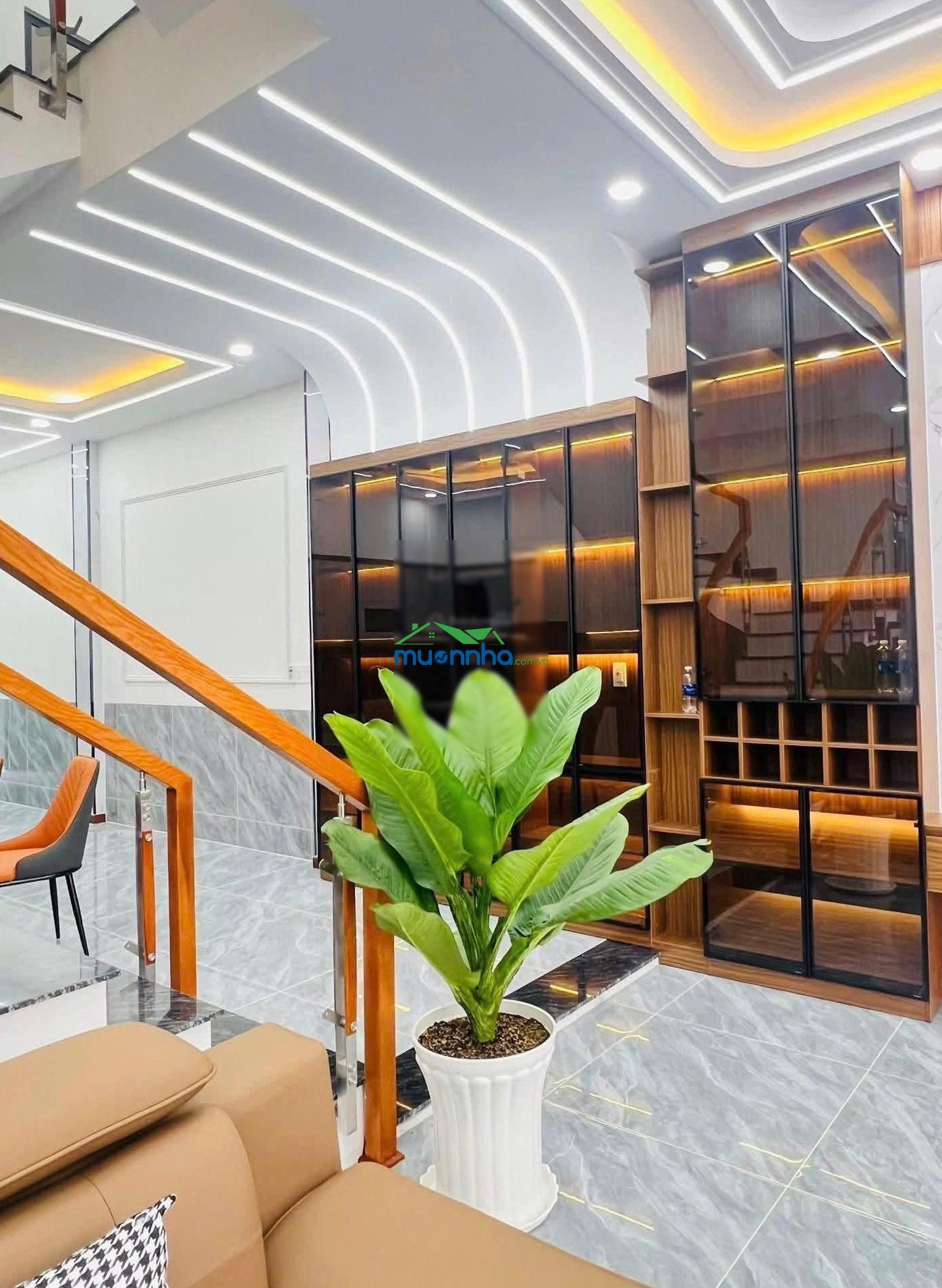 Nhà 1 trệt 1 lầu có sân thượng - gần go an lạc, sổ riêng (5x20m). giá: 1tỷ350 còn thương lượng - 4