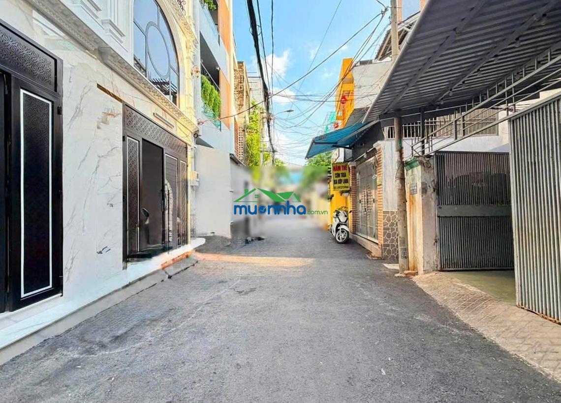 Hẻm 6m - ngay hàng xanh, chợ bà chiểu p.24 bình thạnh - 3 tầng 4x18m nở hậu 5m - giá 10 tỷ bớt lộc