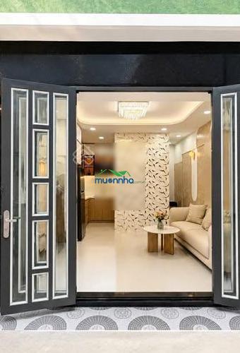 Nhà đẹp nguyễn văn đậu p5 bình thạnh hẻm nhựa xe hơi nội bộ 5 tầng btct full nội thất, 6.65 tỷ