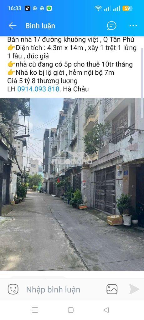 Nhà cho thuê số 78/ xuân diệu phường 4, tân bình - 4