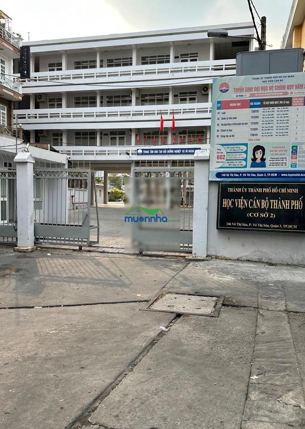 10x5m -50m2 -võ thị sáu ; quận 3, nhà nát; phù hợp đầu tư chdv