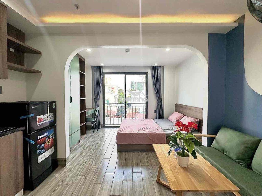 Studio full nội thất có bancol nằm ngay lý chính thắng q3 - 2