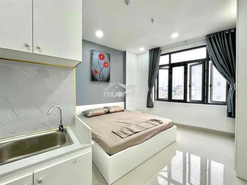 Cho thuê căn hộ studio cửa sổ trời thang máy full nt lê văn sỹ quận 3