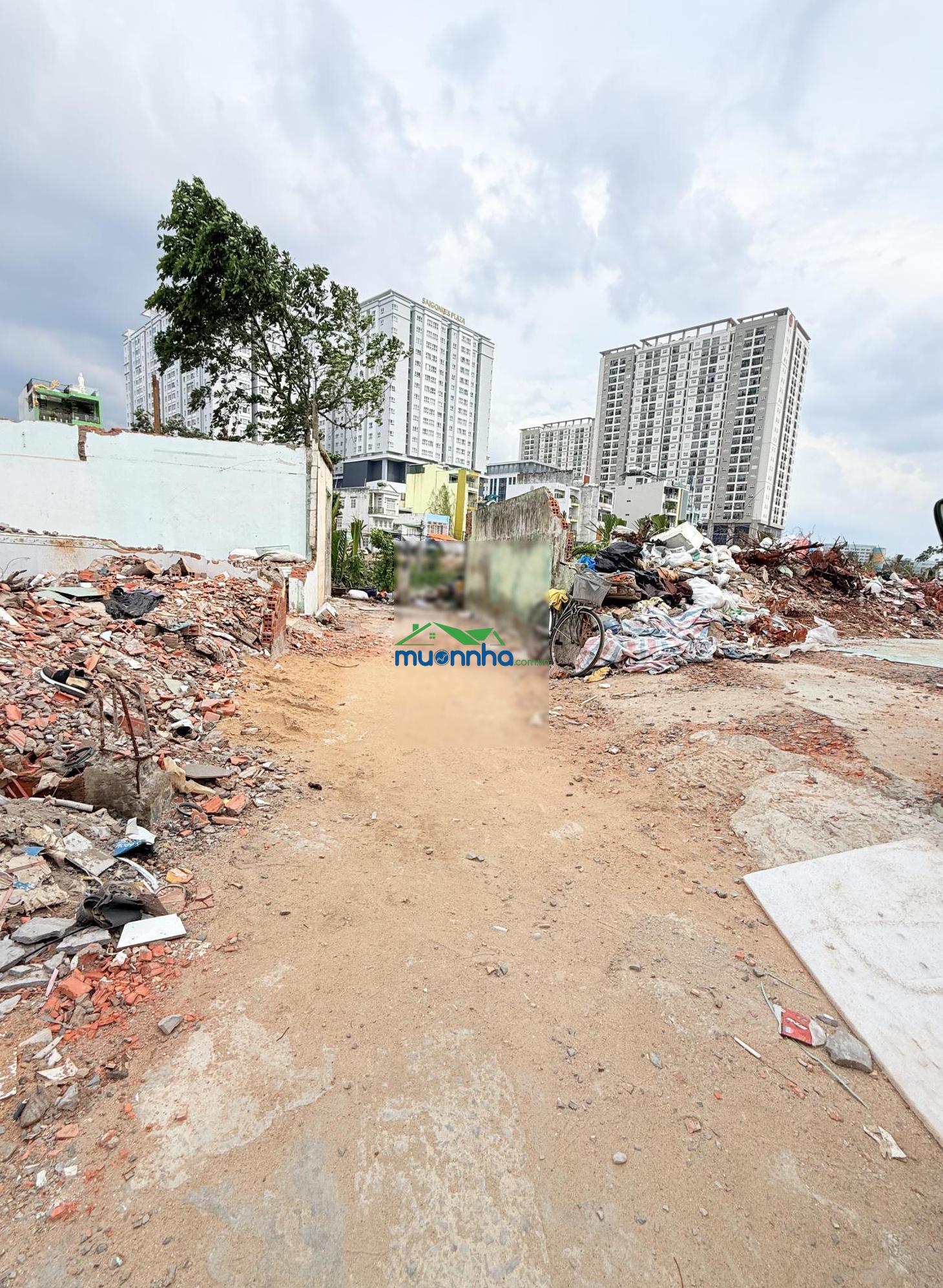 Đất 100m nơ trang long, p.13 bình thạnh hẻm 5m xe hơi thông rạch xuyên tâm 13 tỷ tl - 3