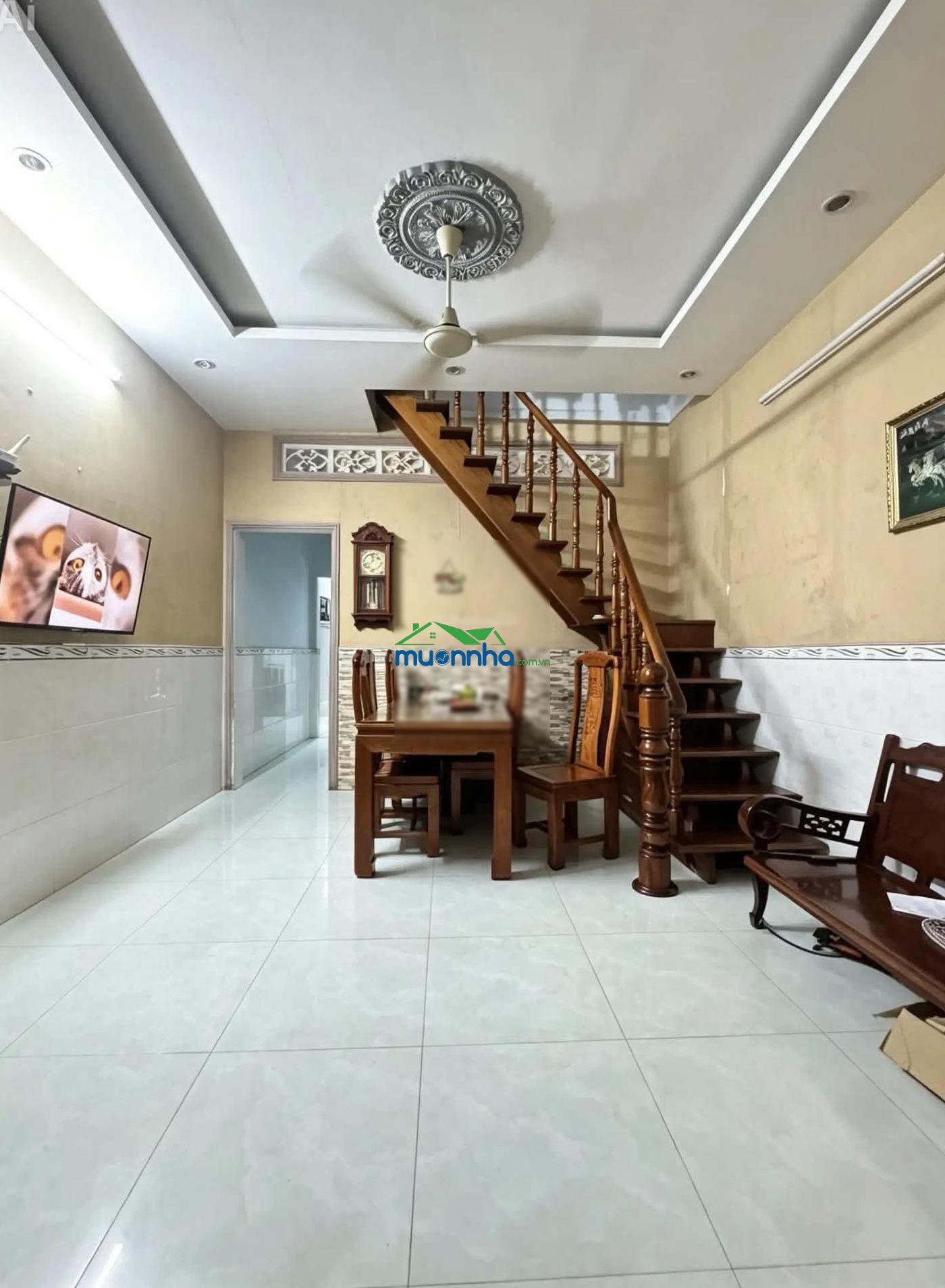 Nhà đẹp, hẻm ô tô chỉ nhỉnh 4 tỷ ngay chợ thiếc q.12 - 48m² vuông (4*15) - 3
