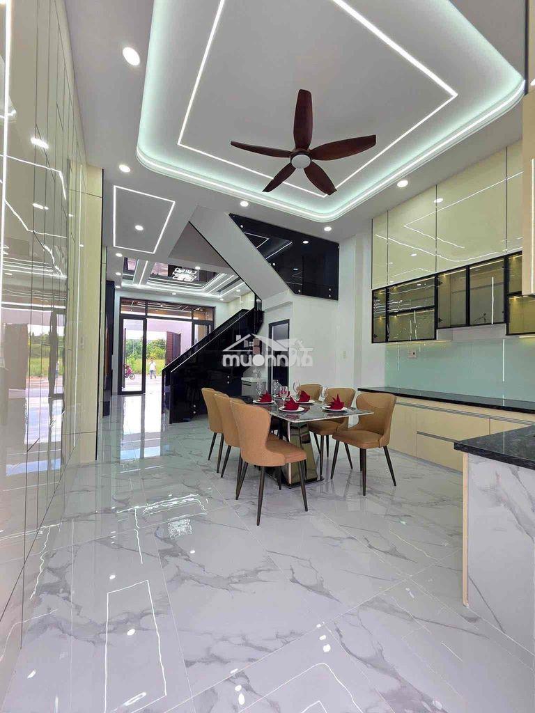 Bán nhà mới hoàn thiện full nội thất như hình-sát kcn nam tân uyên - 3