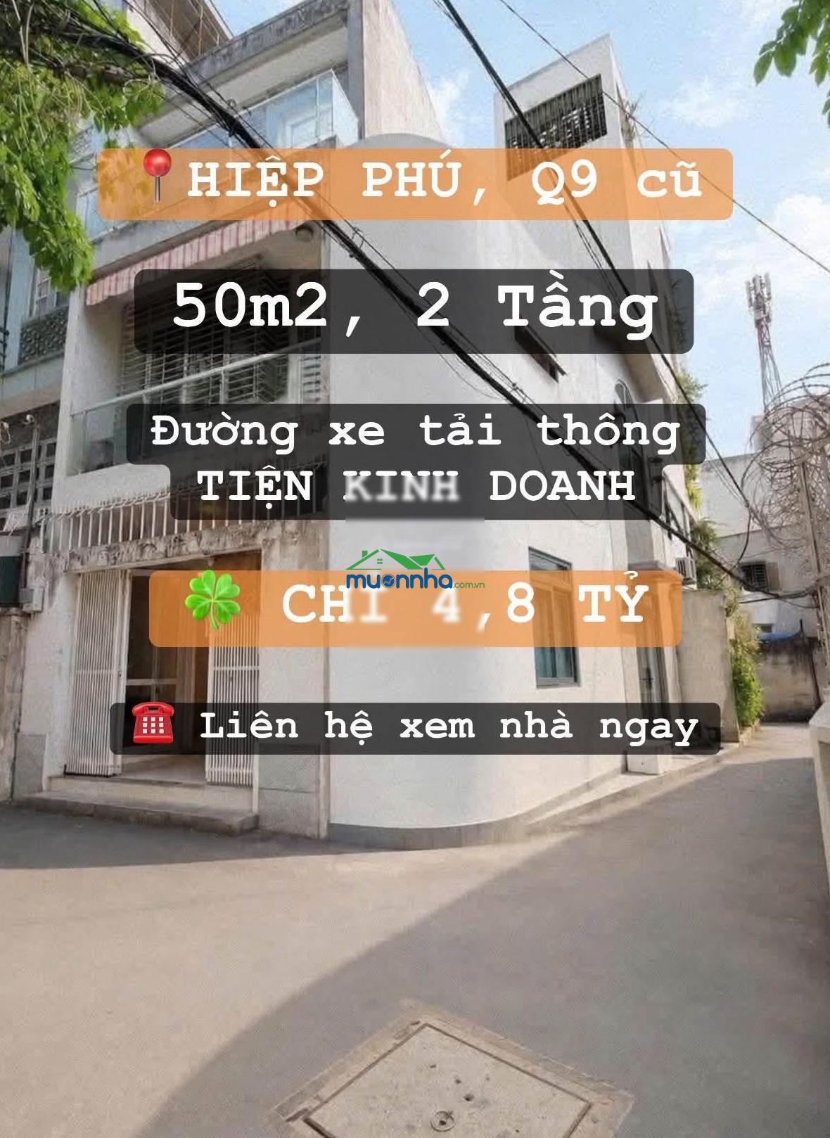 Nhà hiệp phú vị trí tiềm năng tăng giá chỉ 4.8 tỷ - 4