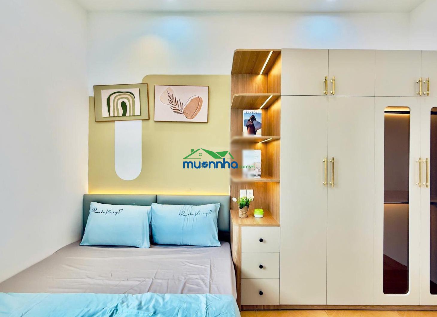 Nhà đẹp nguyễn văn đậu phường bình thạnh ngang hiếm 5m, 3pn, chỉ 5,95 tỷ