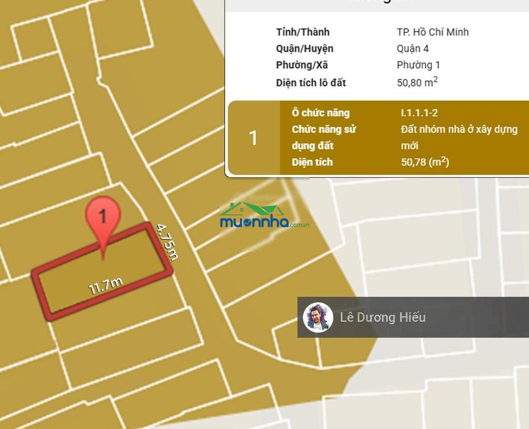 (Có video) bán nhà cũ tôn thất thuyết. 51m². mặt tiền khủng 4.7m. 80m ra mặt tiền. không quy hoạch - 2