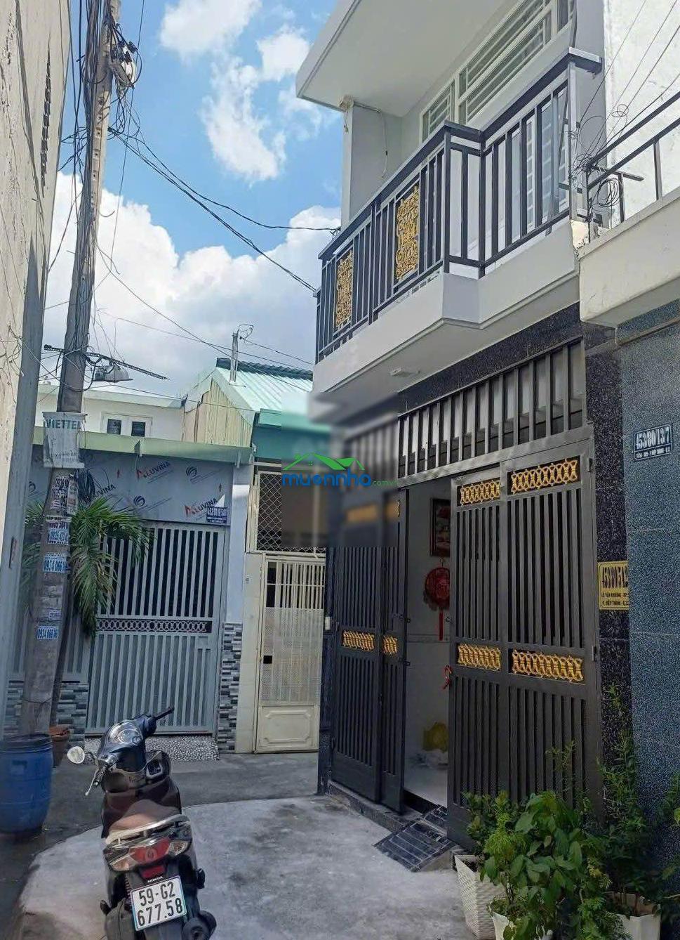 Nhà shr, p. hiệp thành (tth mới), dt 48.7m, giá 4t150, nhà gần chợ, hẻm ok.