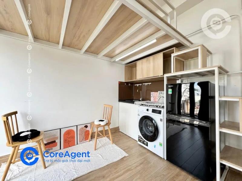Gác full nội thất ban công ngay lê văn việt - 2