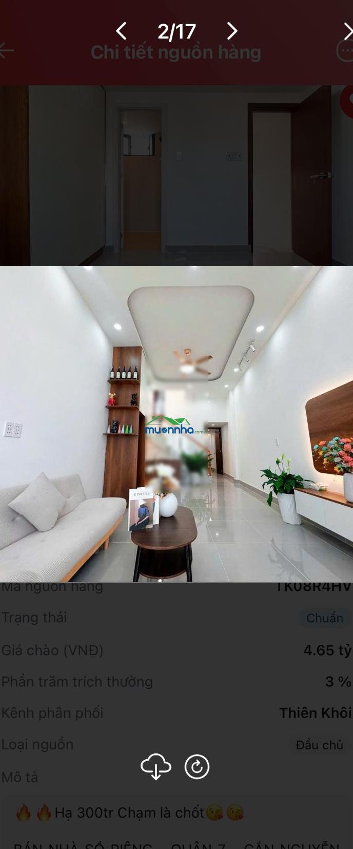 Nhà 2 tầng, shr hoàn công đủ, không quy hoạch, không bị lộ giới