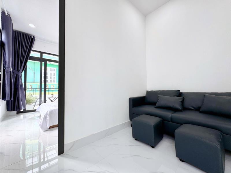 🏝️Cho thuê căn hộ 65m2 1pn, 1pk ban công rộng ngay cầu bông giáp q1🏝️ - 2