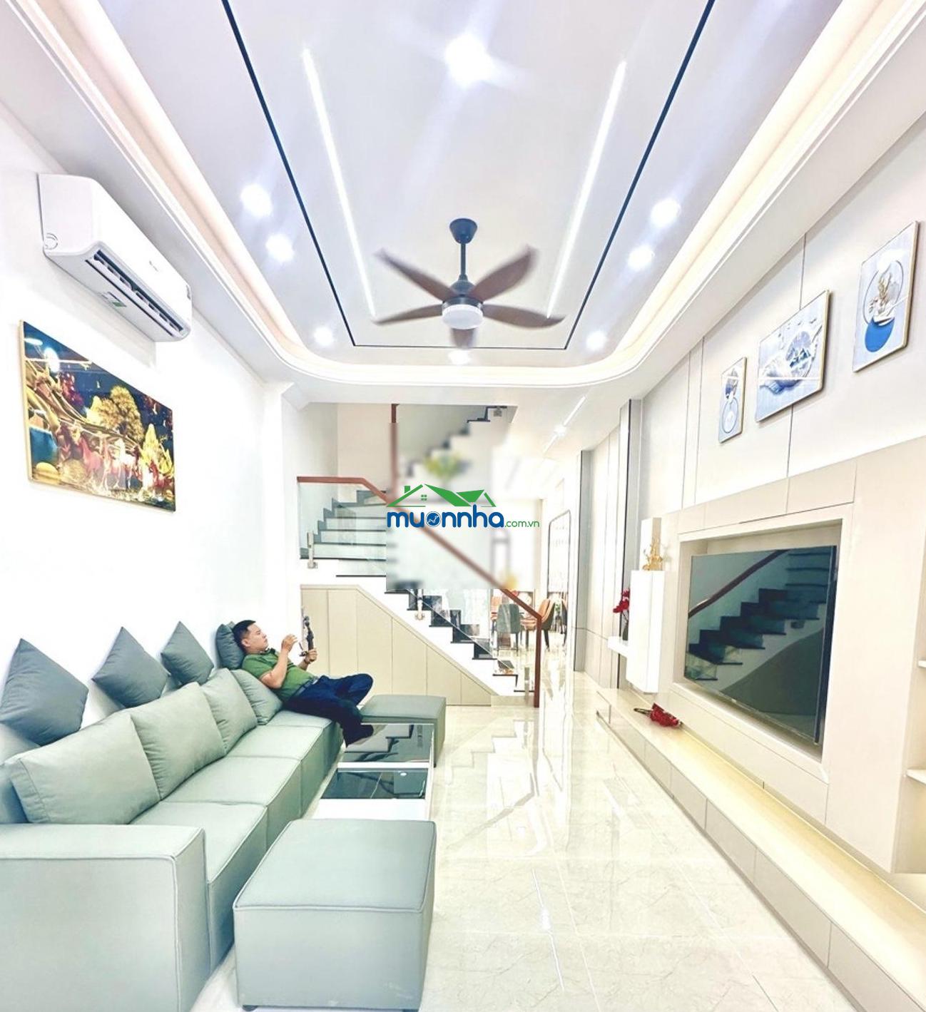 Thu vốn - giảm sốc - 8.79 tỷ 58m2 nhà mới 4 tầng full nội thất tt bình thạnh - hẻm xe hơi - 3