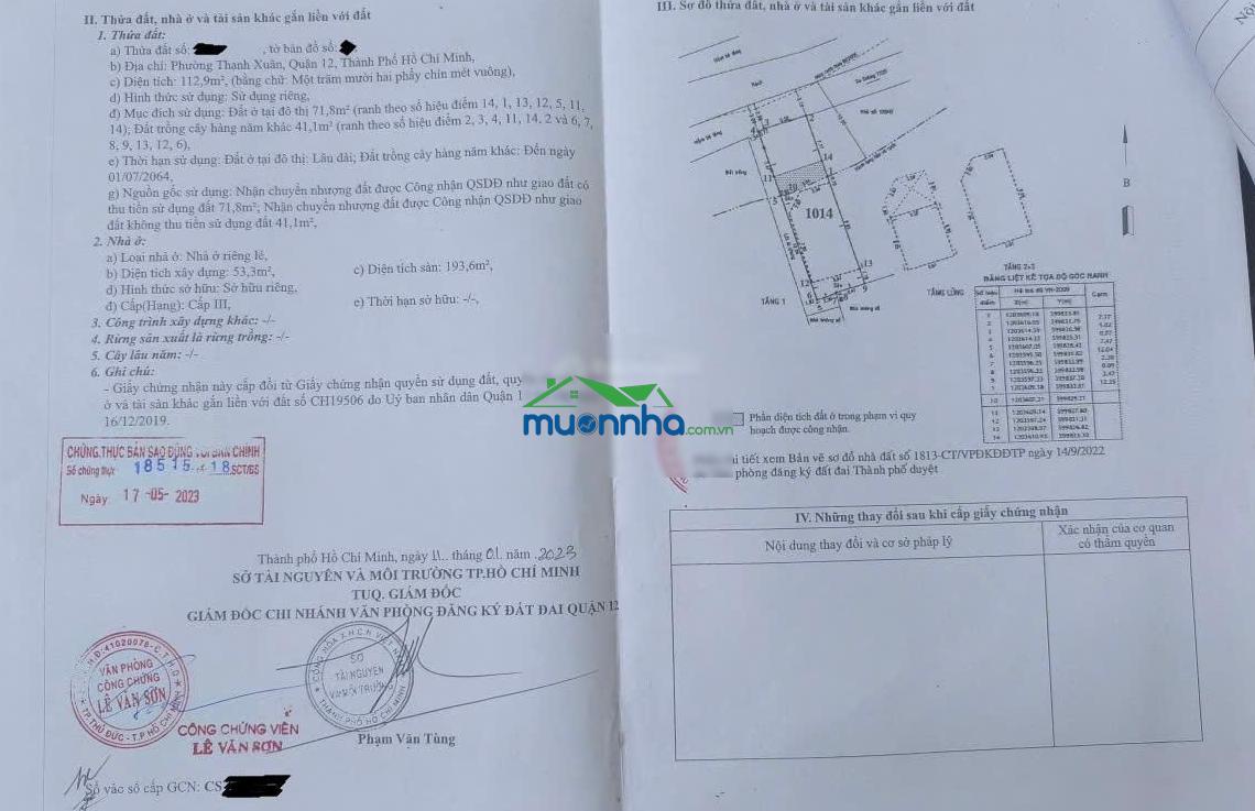 Chính chủ cần bán nhà 4 tầng vị trí tại quận 12, tp hcm, gần metro q12 (siêu thị mm mega market)