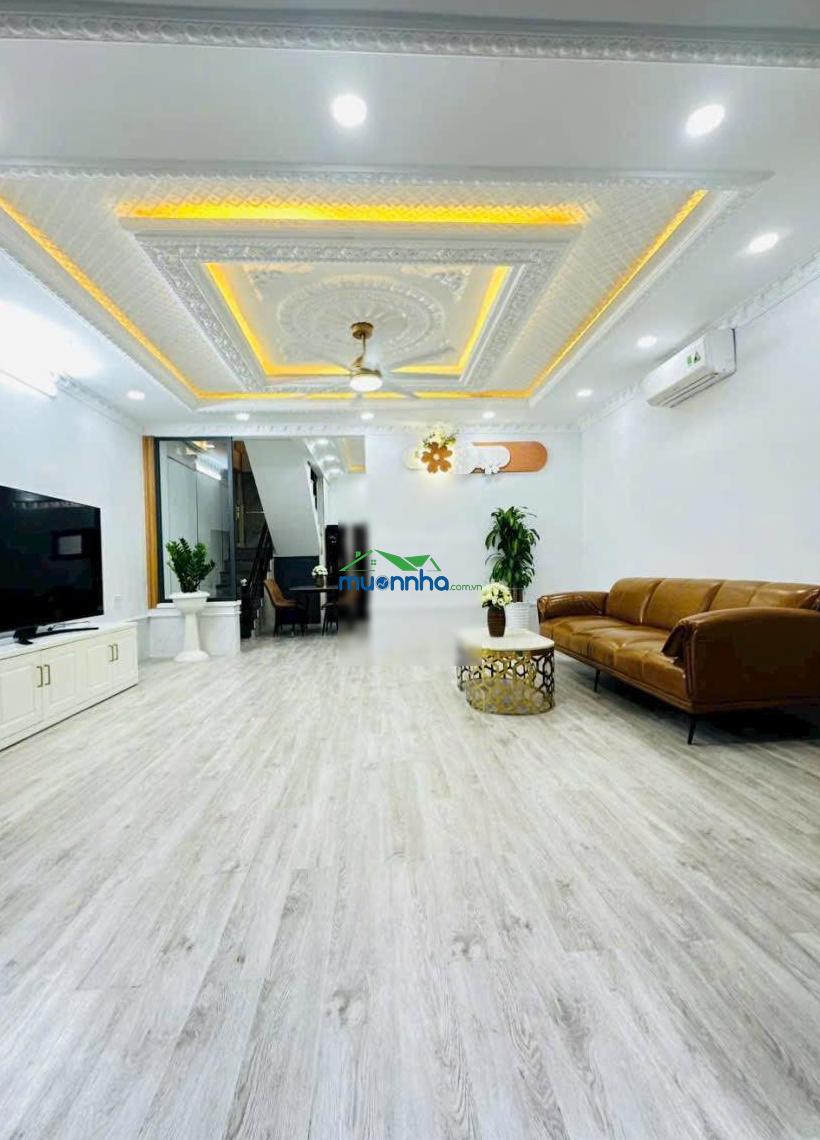 Nhà ngang 5,5 1 trệt 2 lầu 4 phòng ngủ, ngay cầu phú xuân - 4