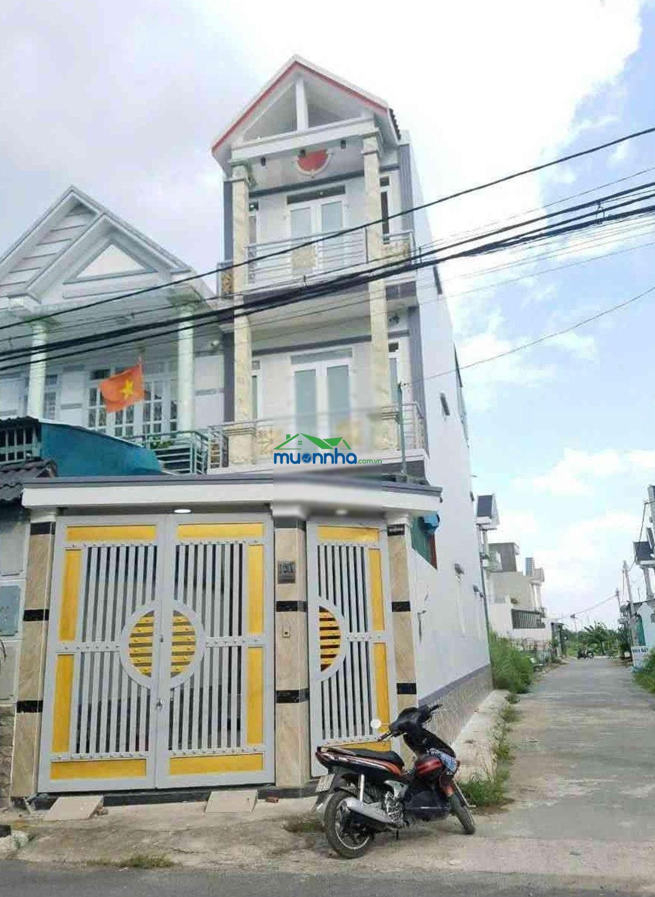 6 tỷ nhà góc 2 mặt tiền 84m 3 tầng khu dân cư xã bà điểm dân trí cao.