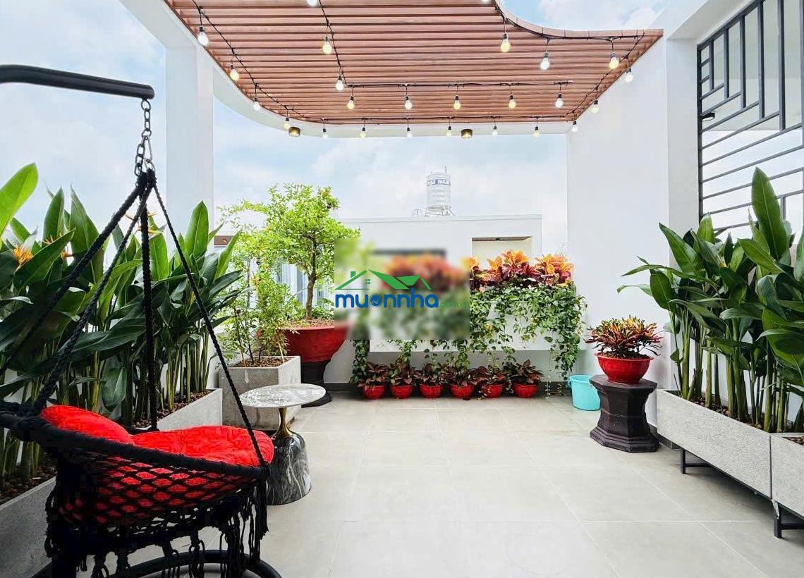 Bán nhà hẻm 5m gần katinat nơ trang long, khu cao cấp. dt: 4x11m. vuông. nhà 5 tầng mới xây cao cấp - 4